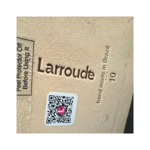 Larroude Women's Tan Leather Boots size 10 - Picture 7 of 10